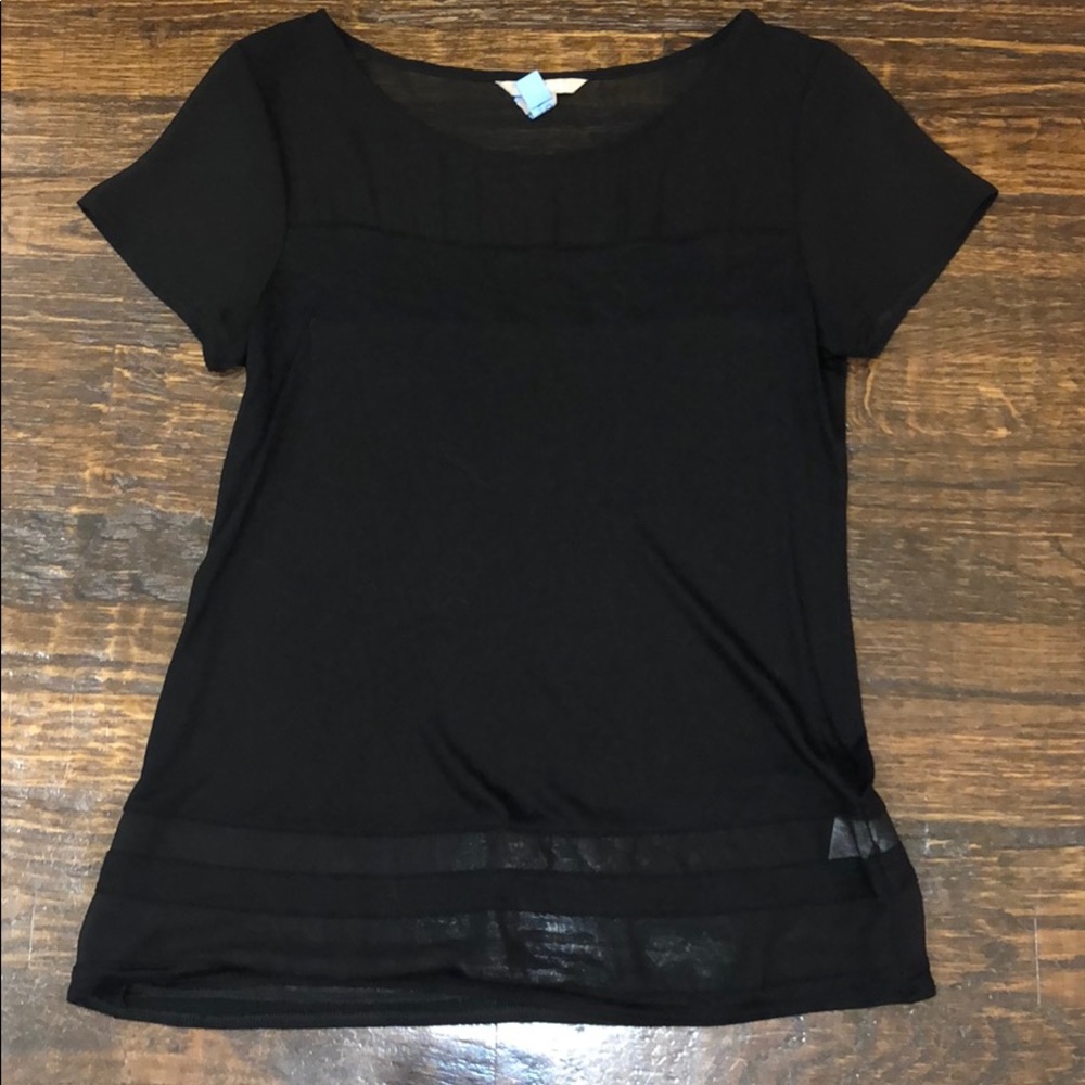 Banana Republic Sheer/Knit Shirt